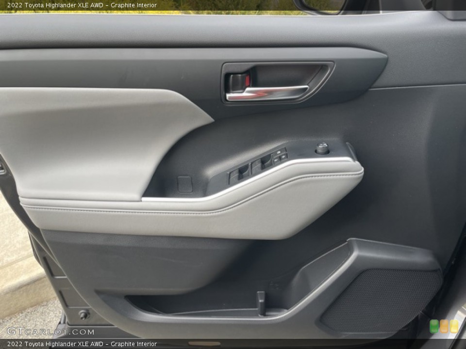 Graphite Interior Door Panel for the 2022 Toyota Highlander XLE AWD #145013662