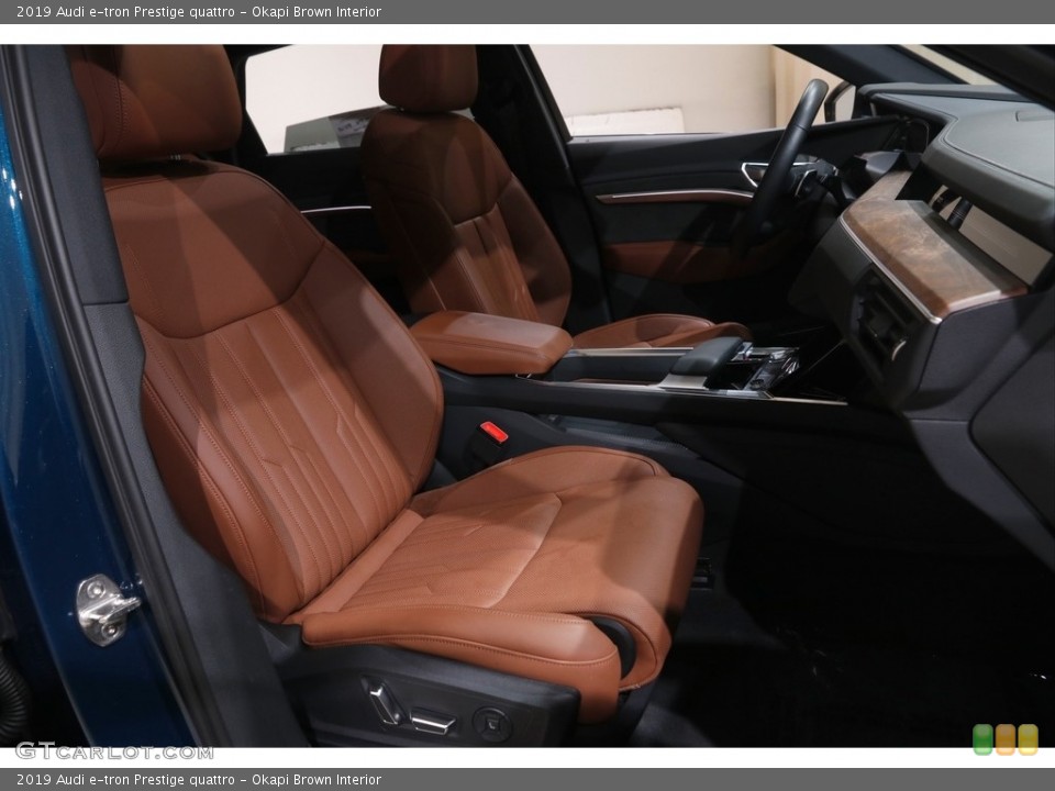Okapi Brown Interior Front Seat for the 2019 Audi e-tron Prestige quattro #145013698