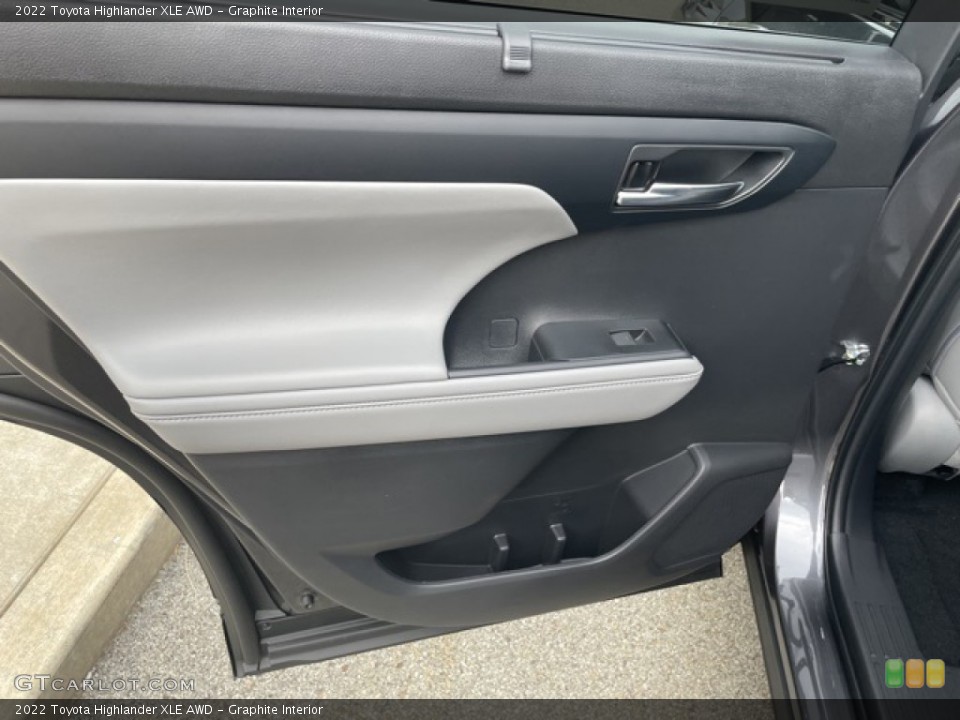 Graphite Interior Door Panel for the 2022 Toyota Highlander XLE AWD #145013713