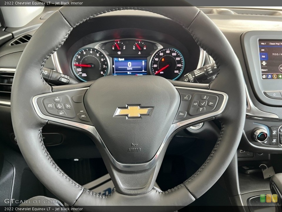 Jet Black Interior Steering Wheel for the 2022 Chevrolet Equinox LT #145013965