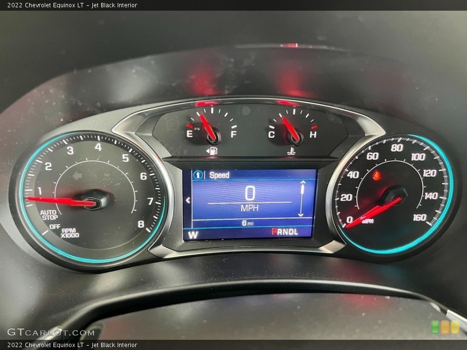 Jet Black Interior Gauges for the 2022 Chevrolet Equinox LT #145014022