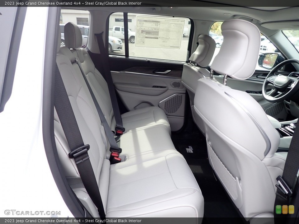 Steel Gray/Global Black Interior Rear Seat for the 2023 Jeep Grand Cherokee Overland 4x4 #145014043