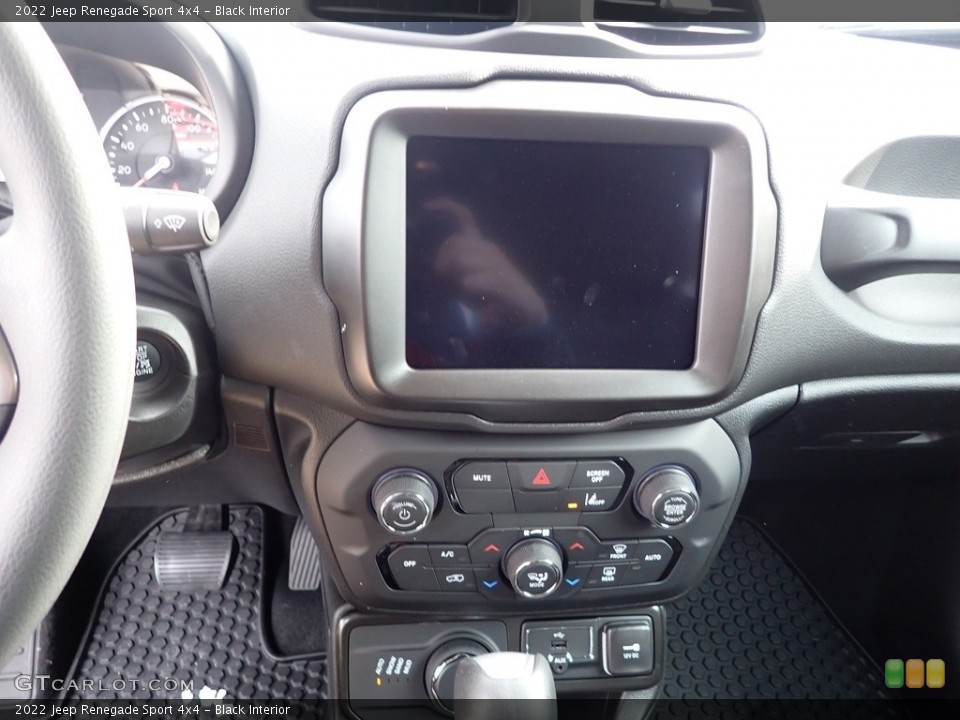 Black Interior Controls for the 2022 Jeep Renegade Sport 4x4 #145014523