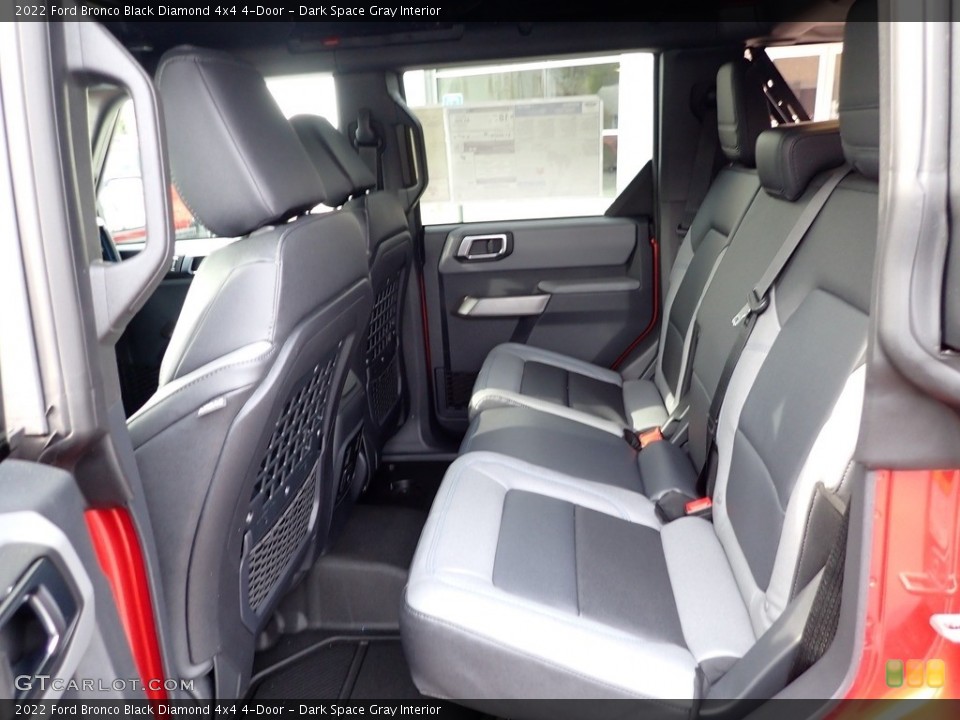Dark Space Gray Interior Rear Seat for the 2022 Ford Bronco Black Diamond 4x4 4-Door #145014553
