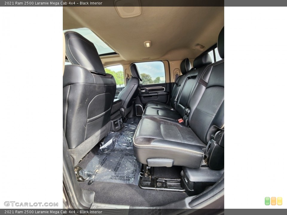Black Interior Rear Seat for the 2021 Ram 2500 Laramie Mega Cab 4x4 #145014784