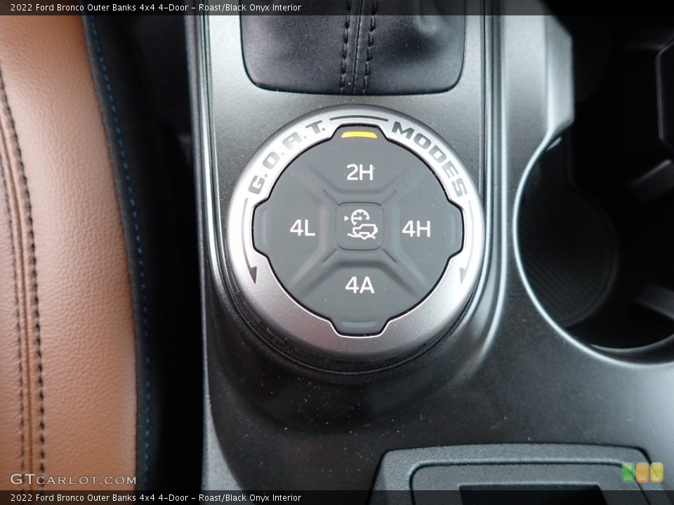 Roast/Black Onyx Interior Controls for the 2022 Ford Bronco Outer Banks 4x4 4-Door #145014892