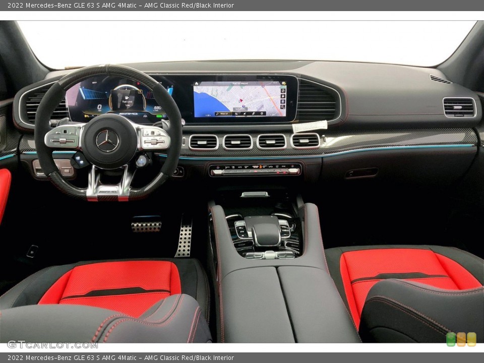 AMG Classic Red/Black Interior Dashboard for the 2022 Mercedes-Benz GLE 63 S AMG 4Matic #145016806