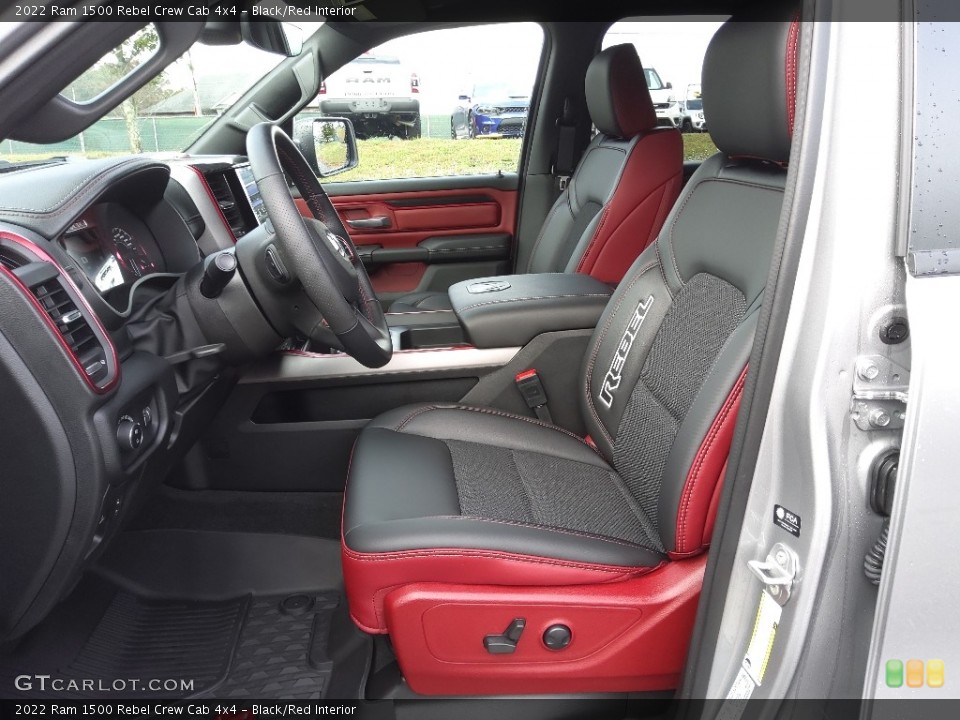 Black/Red Interior Photo for the 2022 Ram 1500 Rebel Crew Cab 4x4 #145018369