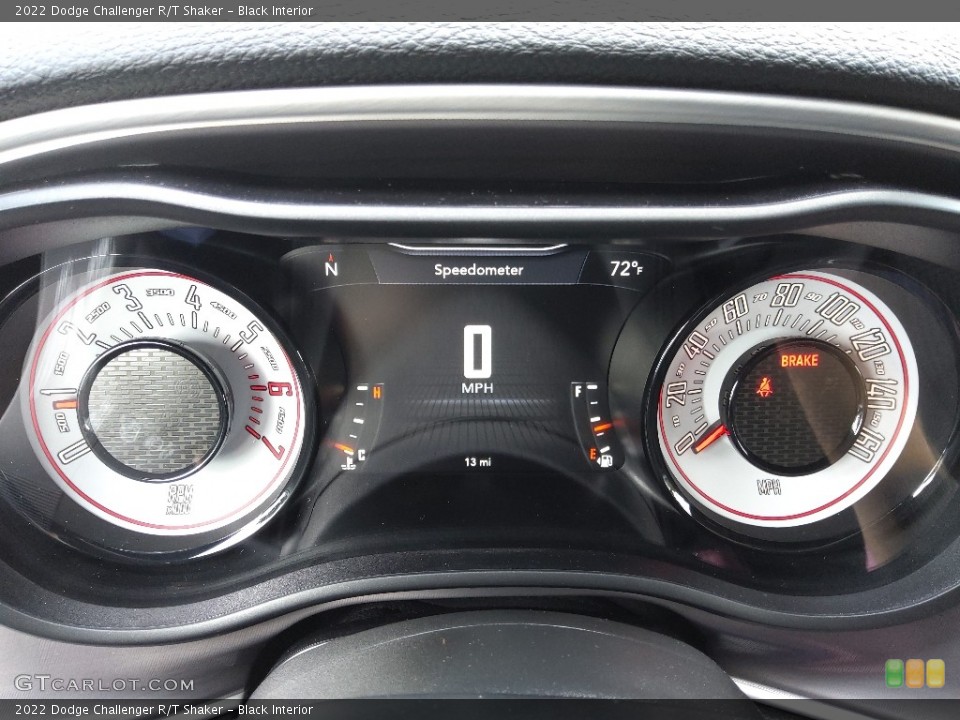 Black Interior Gauges for the 2022 Dodge Challenger R/T Shaker #145020334