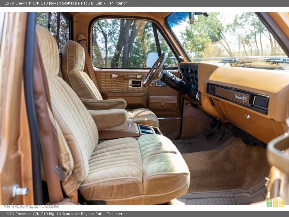 Tan Interior Photo for the 1979 Chevrolet C/K C10 Big-10 Scottsdale Regular Cab #145020679