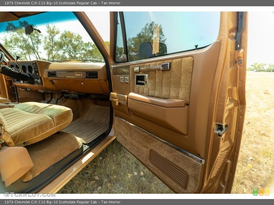 Tan Interior Door Panel for the 1979 Chevrolet C/K C10 Big-10 Scottsdale Regular Cab #145020691