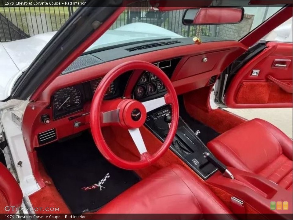 Red Interior Photo for the 1979 Chevrolet Corvette Coupe #145020838