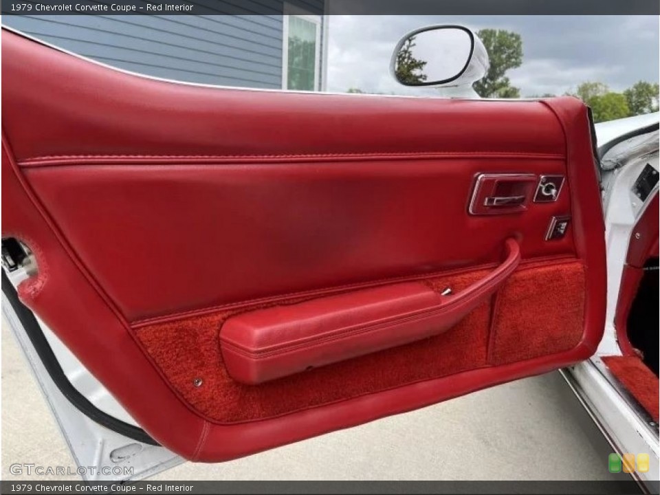 Red Interior Door Panel for the 1979 Chevrolet Corvette Coupe #145020871