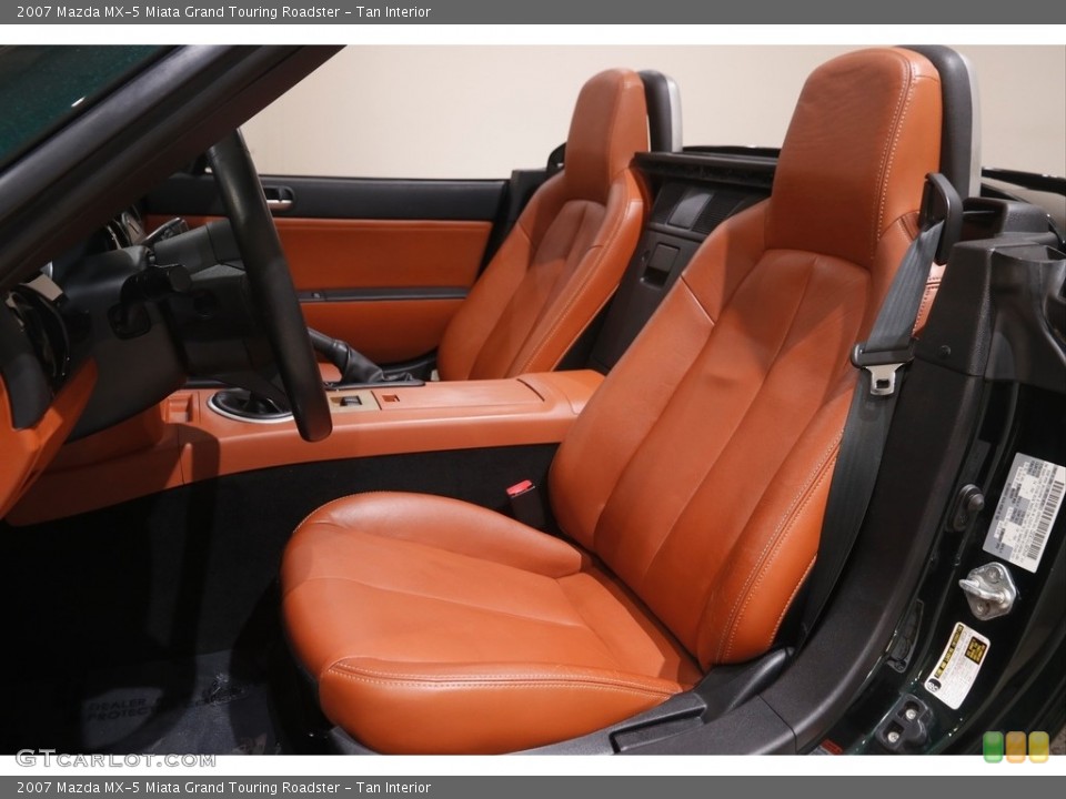 Tan Interior Photo for the 2007 Mazda MX-5 Miata Grand Touring Roadster #145021189