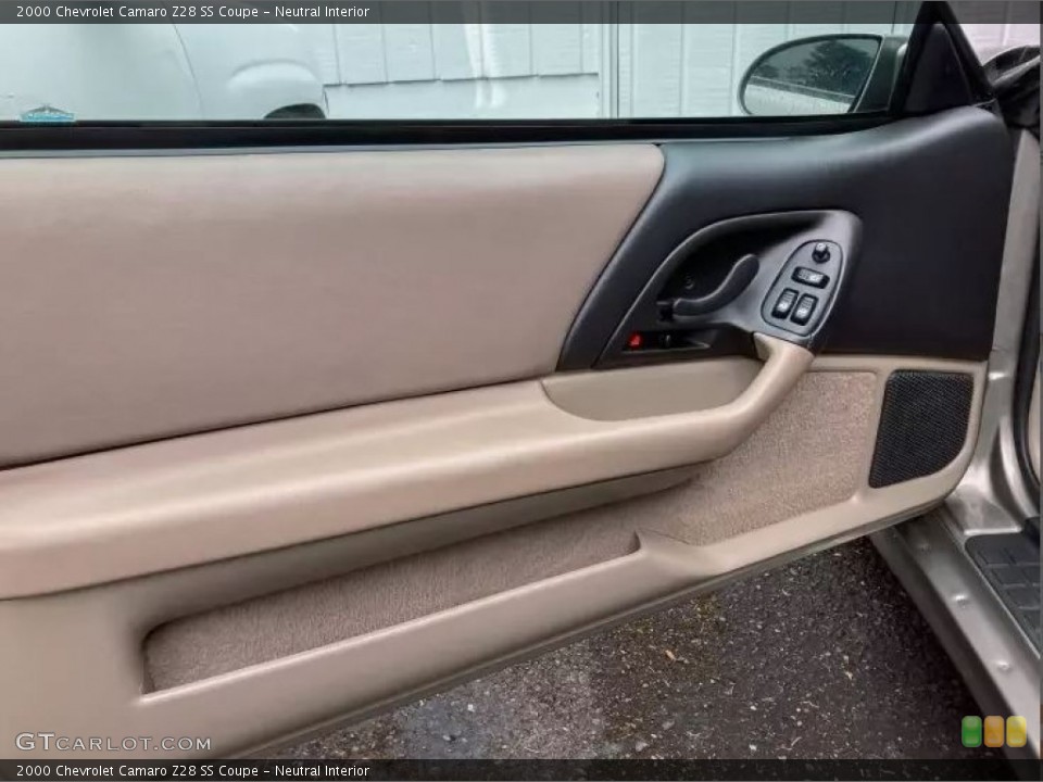 Neutral Interior Door Panel for the 2000 Chevrolet Camaro Z28 SS Coupe #145023008