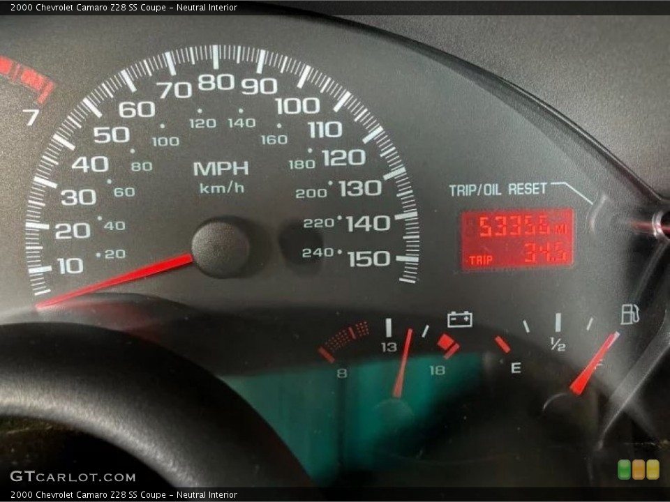 Neutral Interior Gauges for the 2000 Chevrolet Camaro Z28 SS Coupe #145023095