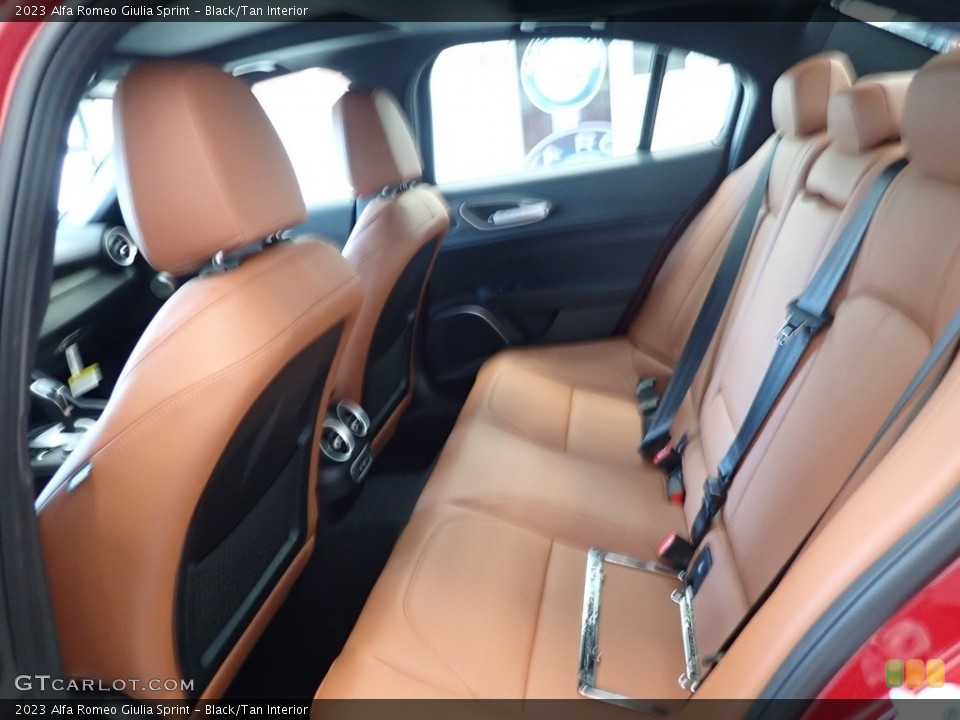 Black/Tan Interior Rear Seat for the 2023 Alfa Romeo Giulia Sprint #145024373