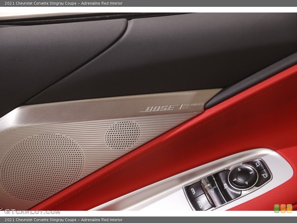 Adrenaline Red Interior Door Panel for the 2021 Chevrolet Corvette Stingray Coupe #145025504