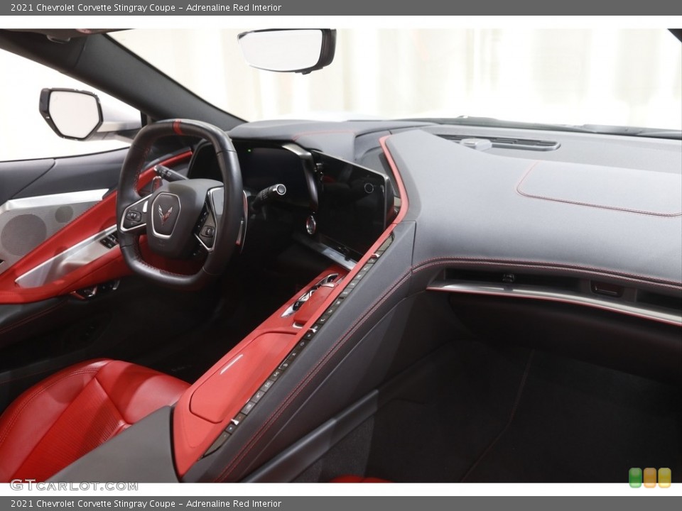 Adrenaline Red Interior Dashboard for the 2021 Chevrolet Corvette Stingray Coupe #145025651