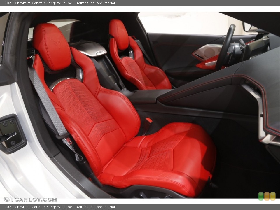 Adrenaline Red Interior Photo for the 2021 Chevrolet Corvette Stingray Coupe #145025660