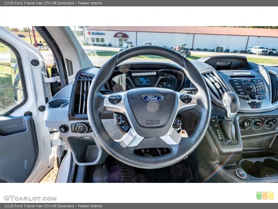 Pewter Interior Steering Wheel for the 2018 Ford Transit Van 350 HR Extended #145027238