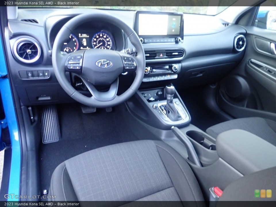 Black Interior Photo for the 2023 Hyundai Kona SEL AWD #145030660