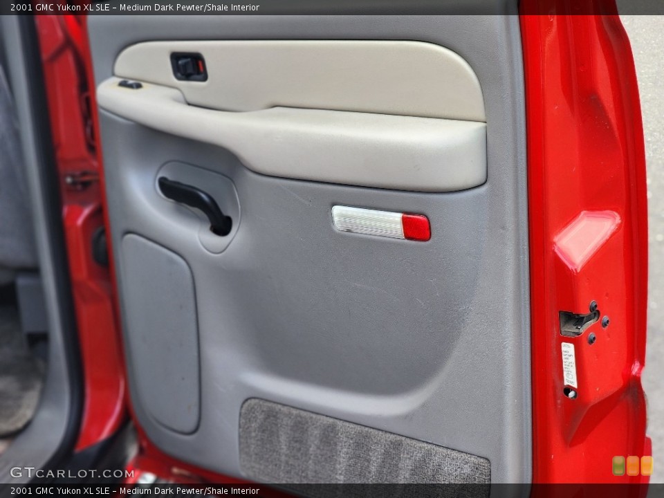 Medium Dark Pewter/Shale Interior Door Panel for the 2001 GMC Yukon XL SLE #145031209