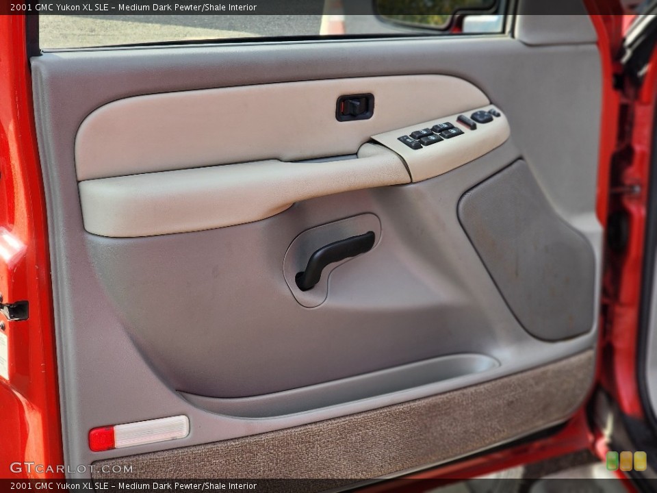 Medium Dark Pewter/Shale Interior Door Panel for the 2001 GMC Yukon XL SLE #145031431
