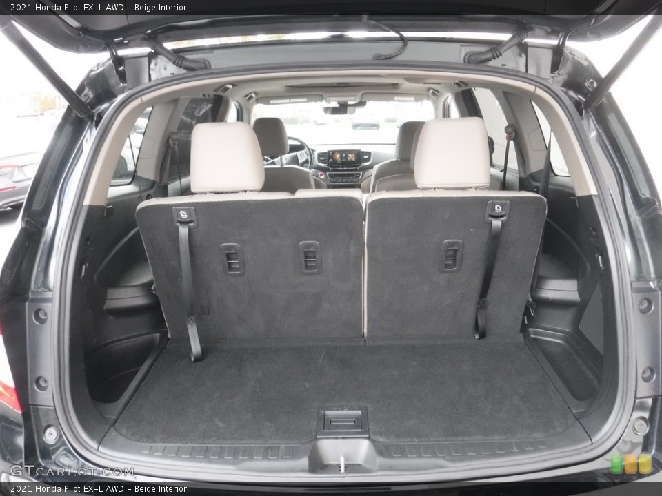 Beige Interior Trunk for the 2021 Honda Pilot EX-L AWD #145034378