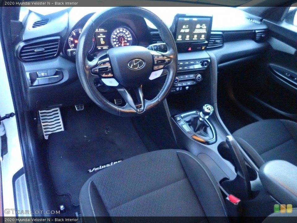 Black 2020 Hyundai Veloster Interiors