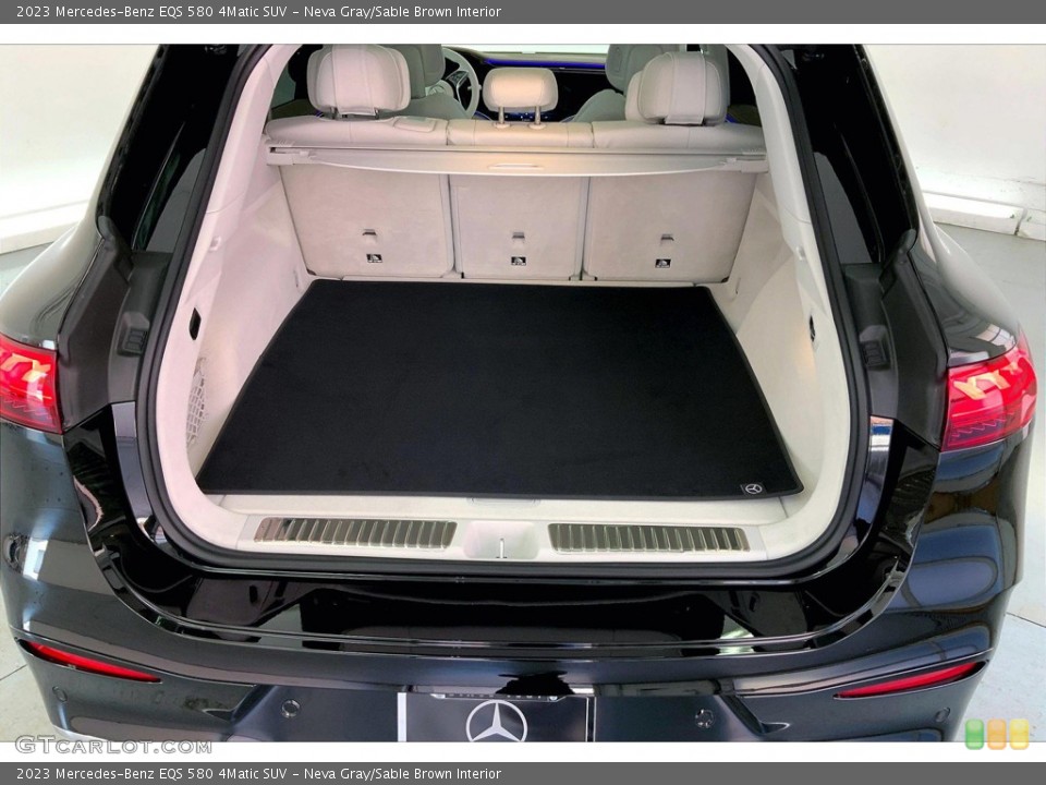 Neva Gray/Sable Brown Interior Trunk for the 2023 Mercedes-Benz EQS 580 4Matic SUV #145037430