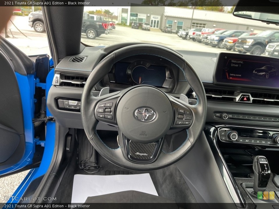 Black Interior Steering Wheel for the 2021 Toyota GR Supra A91 Edition #145037871