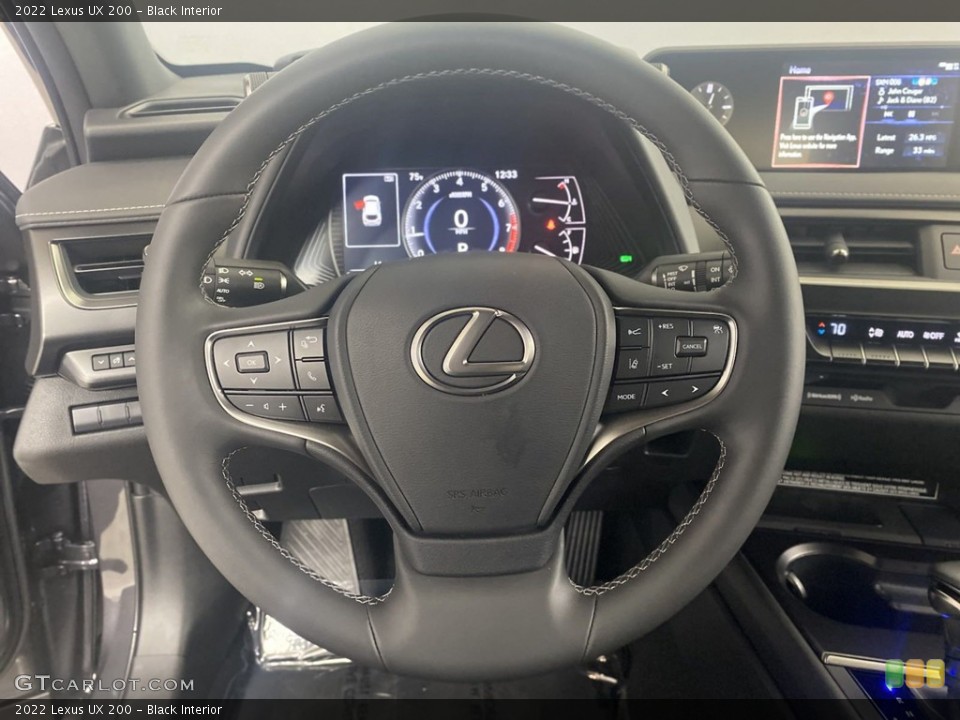 Black Interior Steering Wheel for the 2022 Lexus UX 200 #145040967