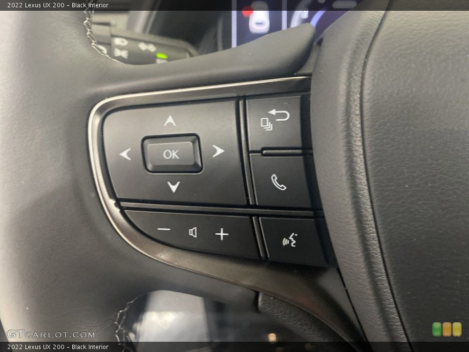 Black Interior Steering Wheel for the 2022 Lexus UX 200 #145040994