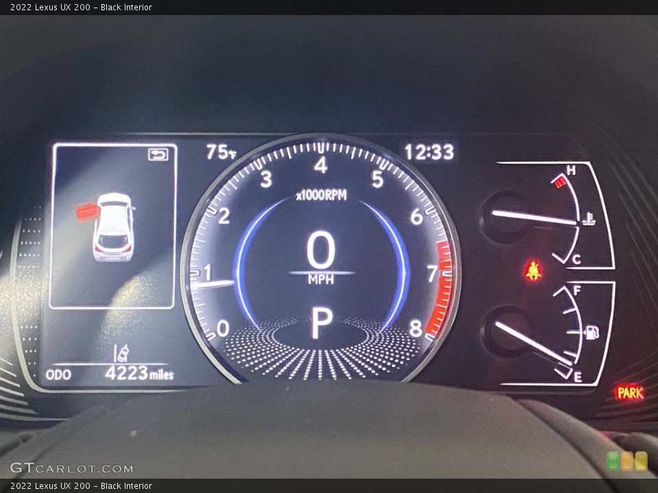 Black Interior Gauges for the 2022 Lexus UX 200 #145041039