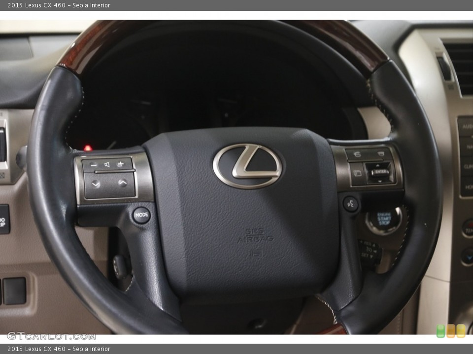 Sepia Interior Steering Wheel for the 2015 Lexus GX 460 #145041897