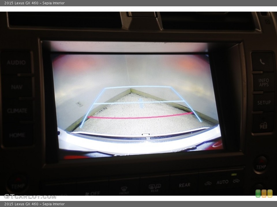 Sepia Interior Controls for the 2015 Lexus GX 460 #145042059