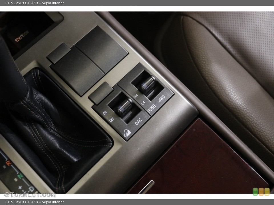 Sepia Interior Controls for the 2015 Lexus GX 460 #145042122