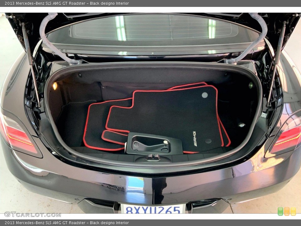 Black designo Interior Trunk for the 2013 Mercedes-Benz SLS AMG GT Roadster #145044846