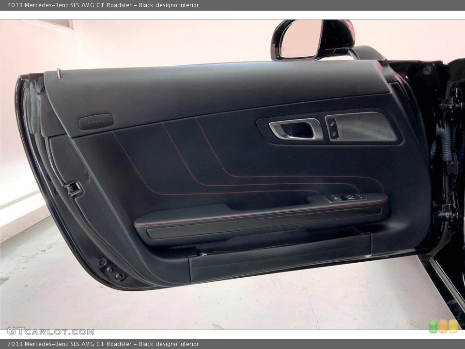 Black designo Interior Door Panel for the 2013 Mercedes-Benz SLS AMG GT Roadster #145044852