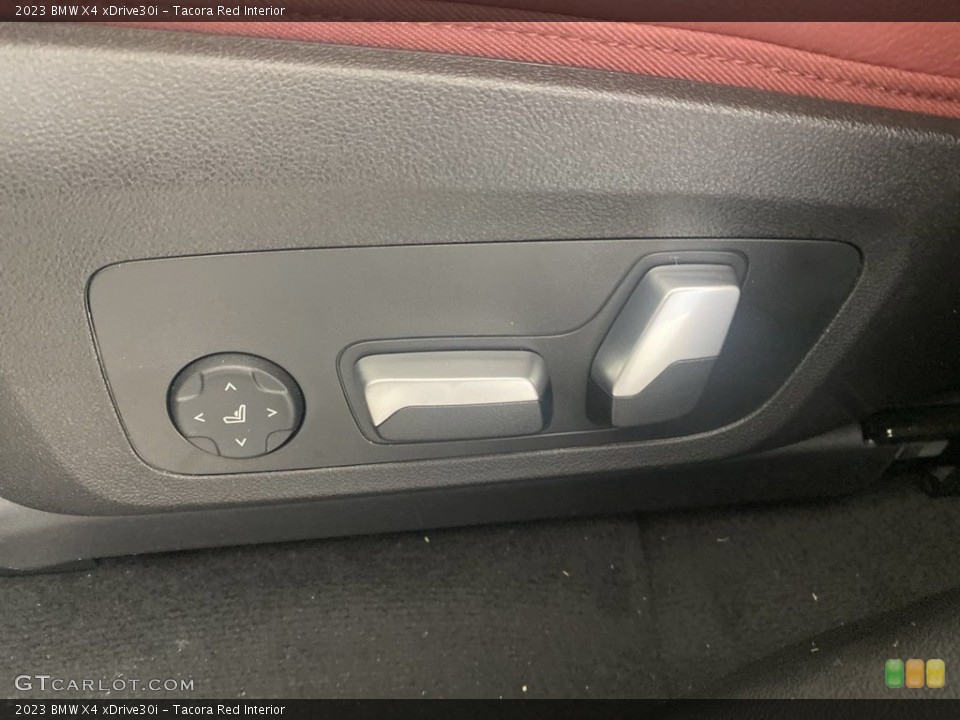 Tacora Red Interior Controls for the 2023 BMW X4 xDrive30i #145045402