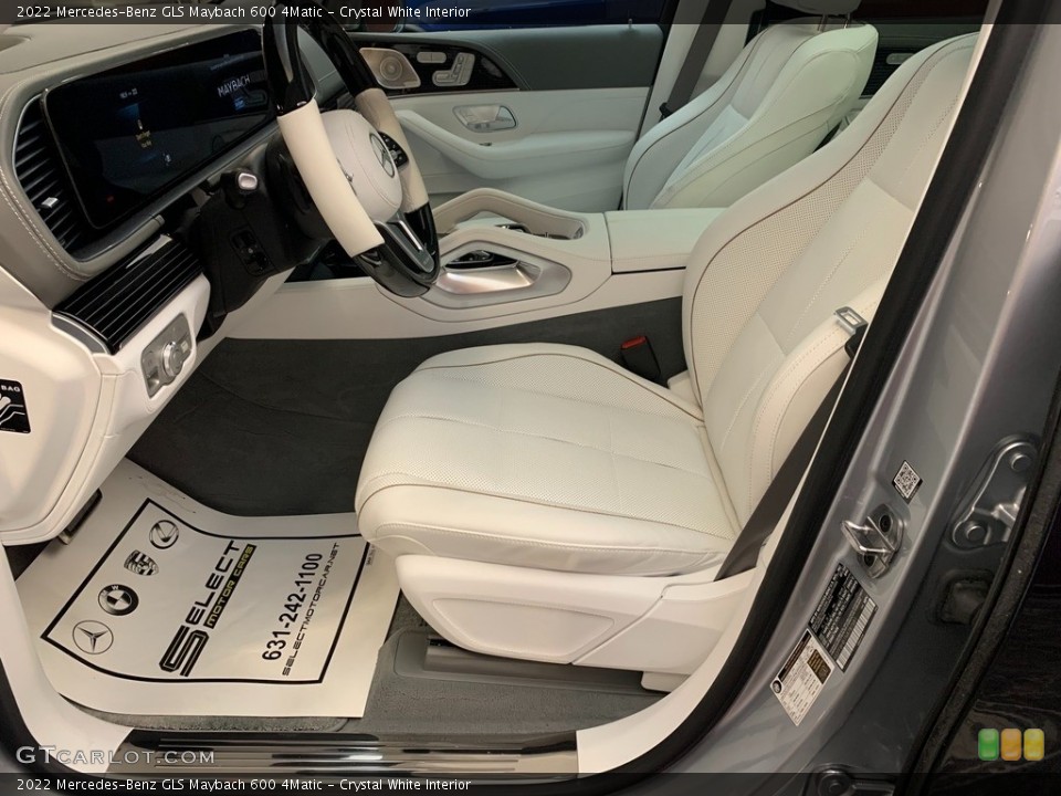 Crystal White Interior Front Seat for the 2022 Mercedes-Benz GLS Maybach 600 4Matic #145045642