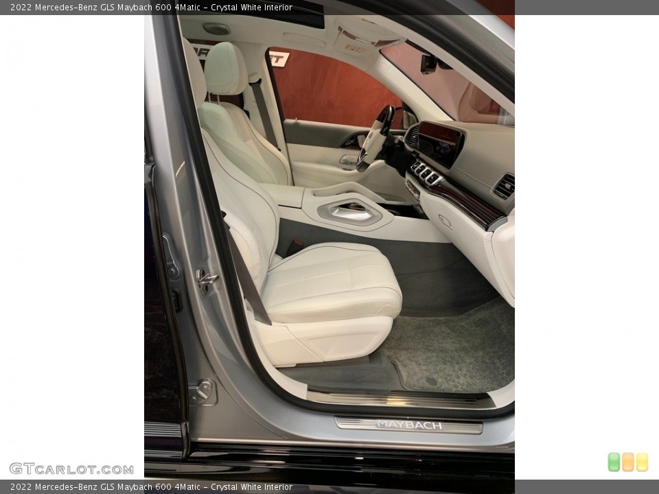 Crystal White Interior Front Seat for the 2022 Mercedes-Benz GLS Maybach 600 4Matic #145045678