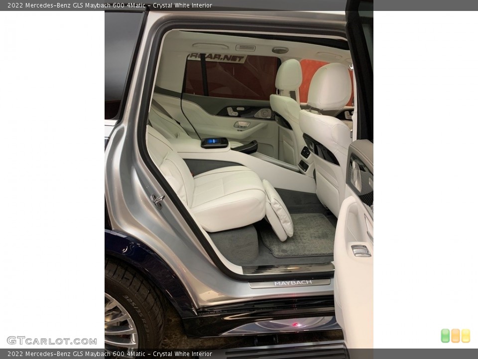 Crystal White Interior Rear Seat for the 2022 Mercedes-Benz GLS Maybach 600 4Matic #145045699