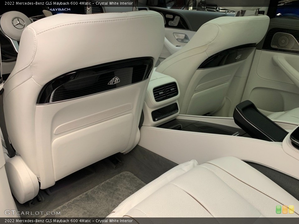 Crystal White Interior Rear Seat for the 2022 Mercedes-Benz GLS Maybach 600 4Matic #145045732