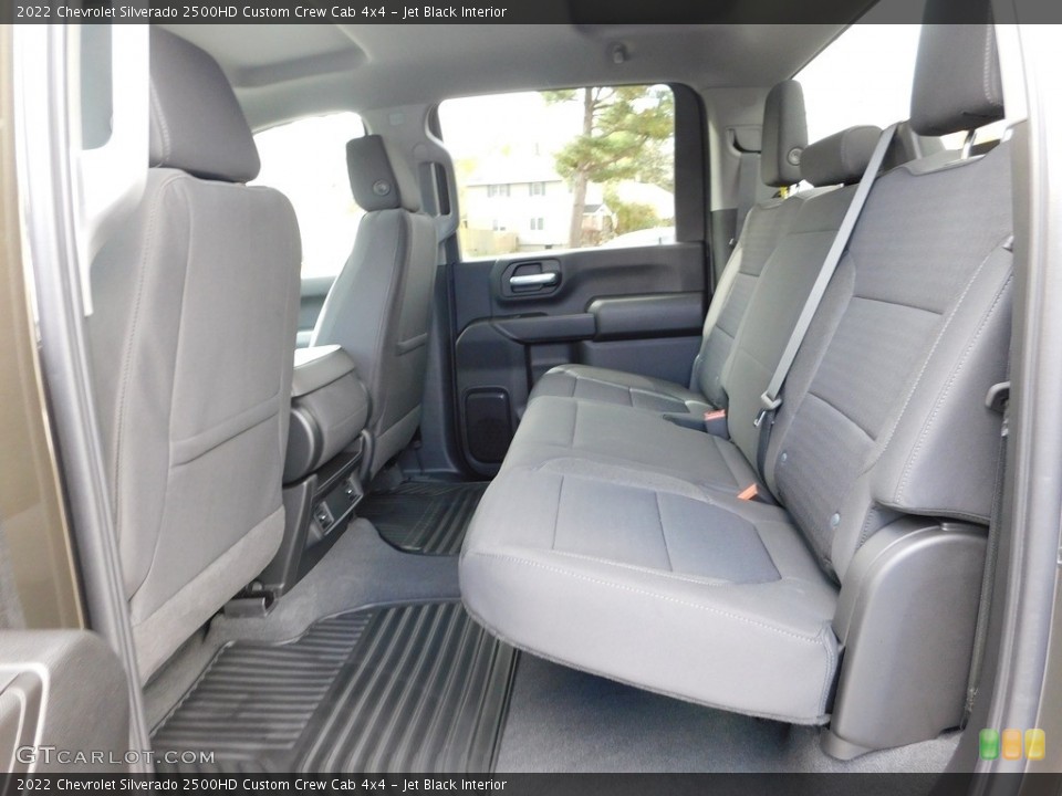Jet Black Interior Rear Seat for the 2022 Chevrolet Silverado 2500HD Custom Crew Cab 4x4 #145046917