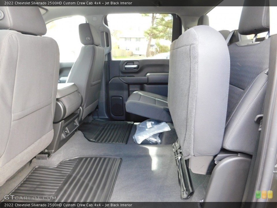 Jet Black Interior Rear Seat for the 2022 Chevrolet Silverado 2500HD Custom Crew Cab 4x4 #145046935