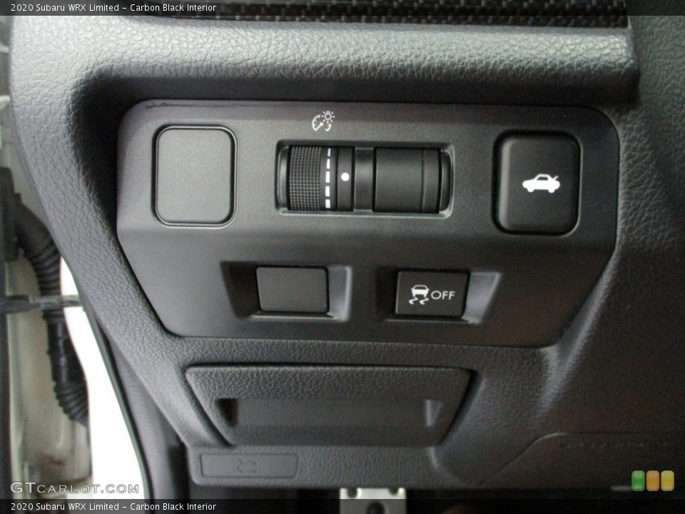 Carbon Black Interior Controls for the 2020 Subaru WRX Limited #145047127