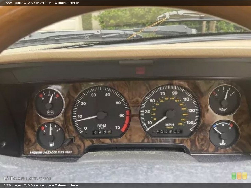 Oatmeal Interior Gauges for the 1996 Jaguar XJ XJS Convertible #145048042