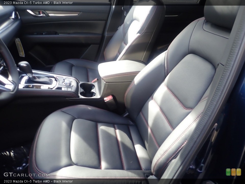 Black Interior Front Seat for the 2023 Mazda CX-5 Turbo AWD #145050631